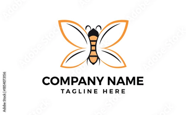 Fototapeta Bee Element Vector icon design