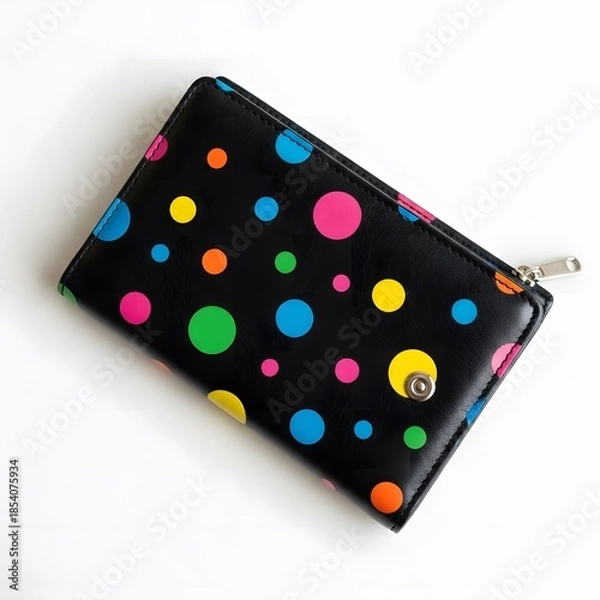 Obraz Colorful dot pattern wallet