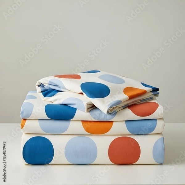 Obraz Colorful polka dot sheet set