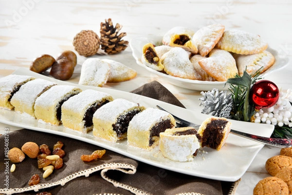 Obraz Mini strudel e tortelli