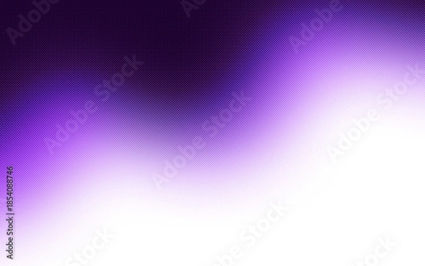Obraz Dark purple gradient wave blurred textured with halftone dots