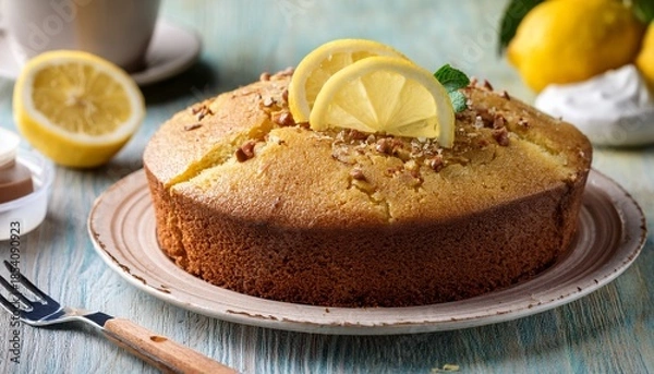 Obraz Lemon Yogurt Coffee Cake