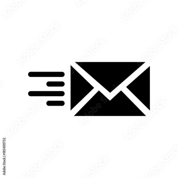 Obraz Send Mail Icon – Email Message Forward and Share Symbol