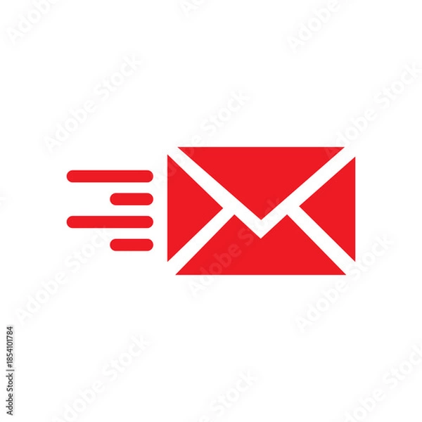 Obraz Send Mail Icon – Email Message Forward and Share Symbol