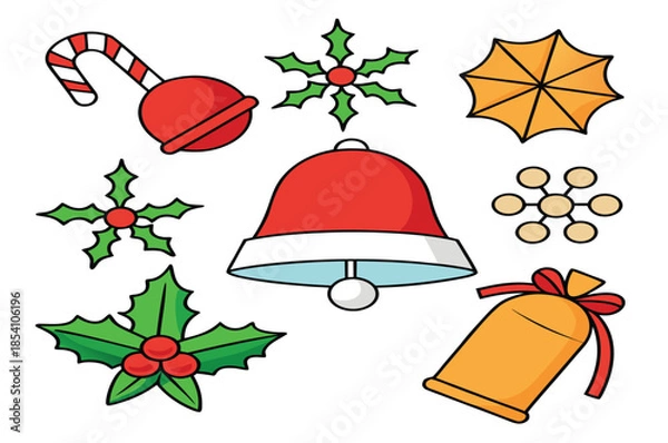 Obraz christmas bells set