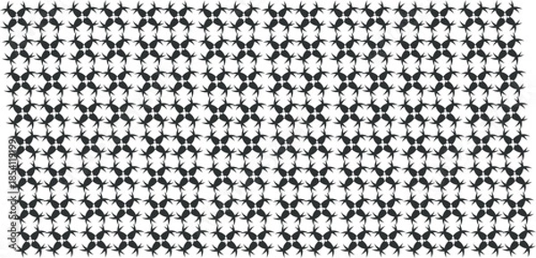 Fototapeta A monochrome pattern of interconnected lines