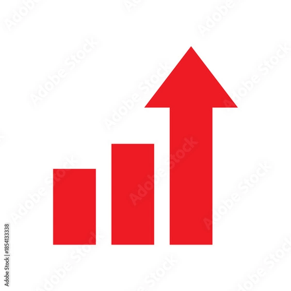 Obraz Bar Chart Analytics Icon – Business Data Statistics Graph Symbol
