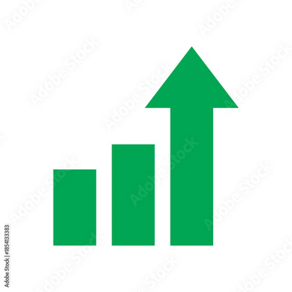 Obraz Bar Chart Analytics Icon – Business Data Statistics Graph Symbol