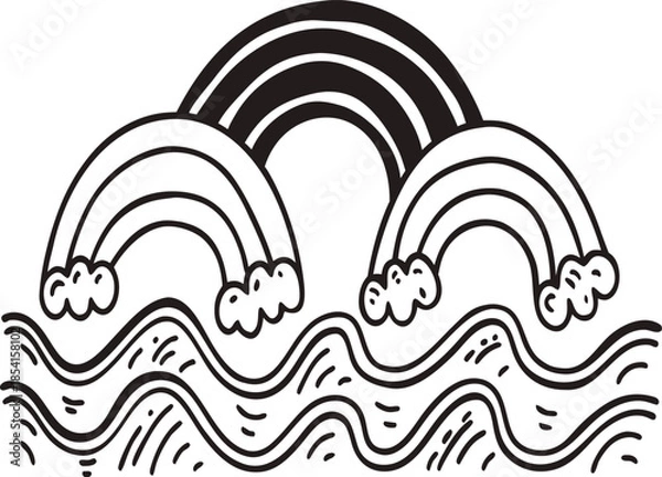 Obraz vector illustration of an abstract pattern