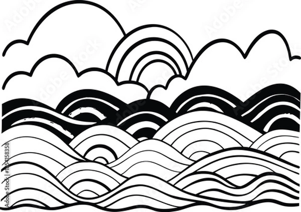 Obraz abstract vector background