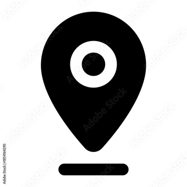 Obraz location icon for illustration