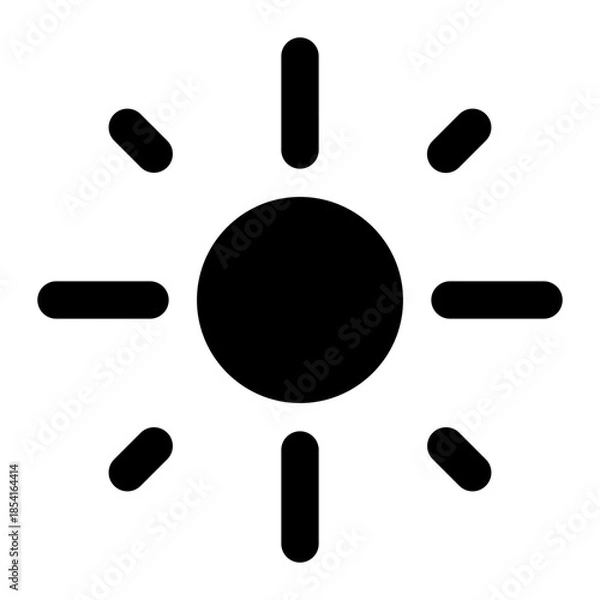 Obraz sun icon for illustration