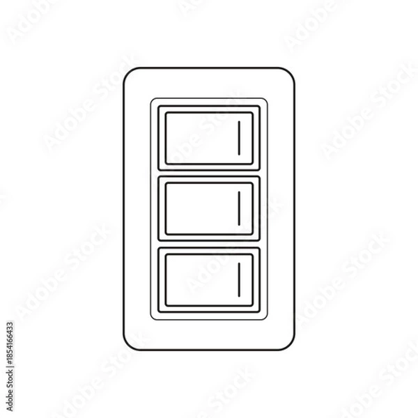 Fototapeta illustration power switch