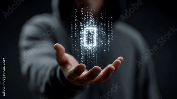 Fototapeta Holographic binary display