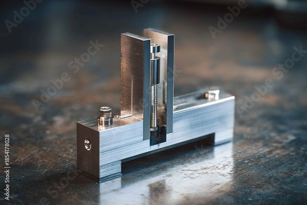 Obraz sleek nano-fabricator gadget producing miniature tools on demand
