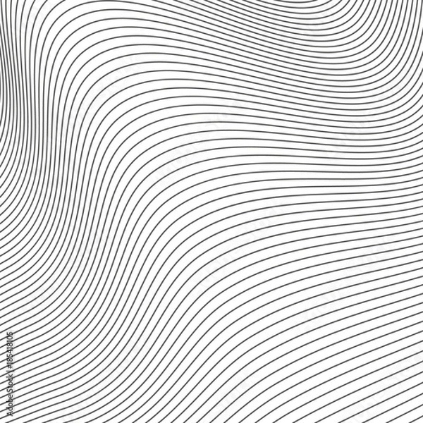 Obraz Abstract twisted background of lines. Texture for poster, banner, business cards, cover, postcard, design.