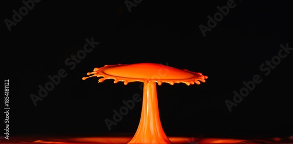 Obraz Milk Drop Splash Close-Up View