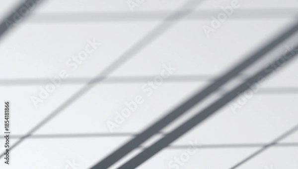 Fototapeta Abstract window sashes shadow falling background