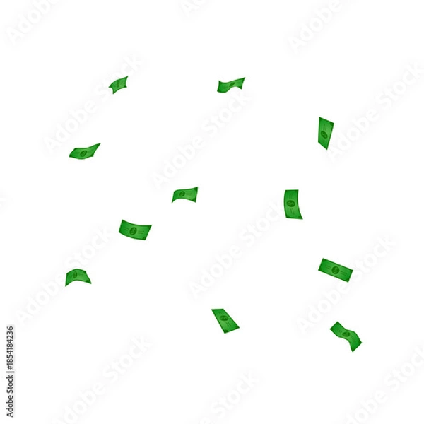 Obraz Falling Money Illustration