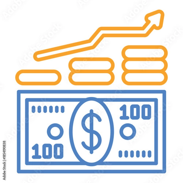 Obraz Profits Icon