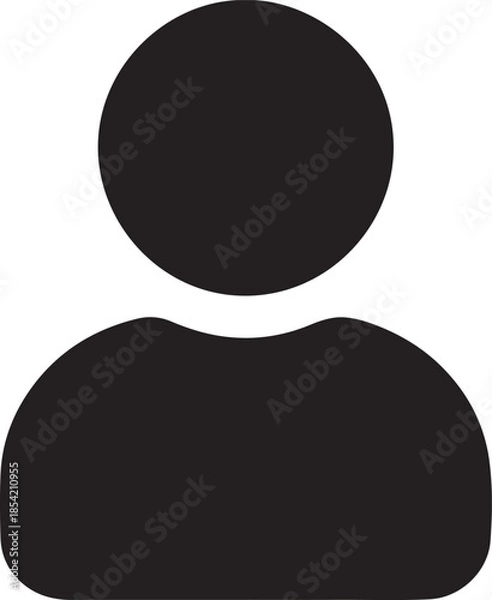 Obraz Abstract Human Silhouette Profile Portrait on Transparent Background