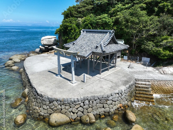 Obraz 愛媛県松山市　白石龍神社