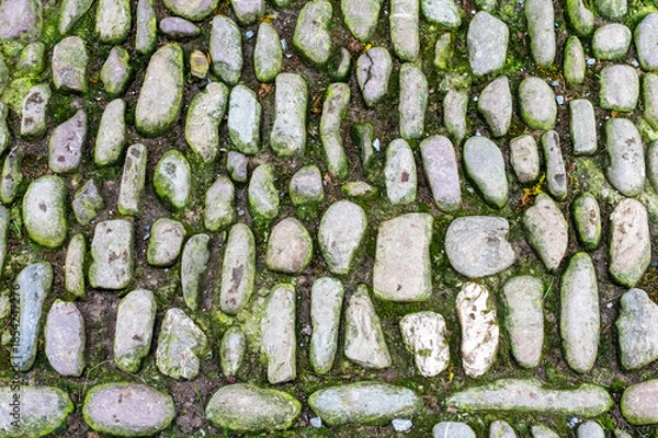 Obraz An ancient cobblestone walkway