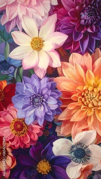 Fototapeta floral background