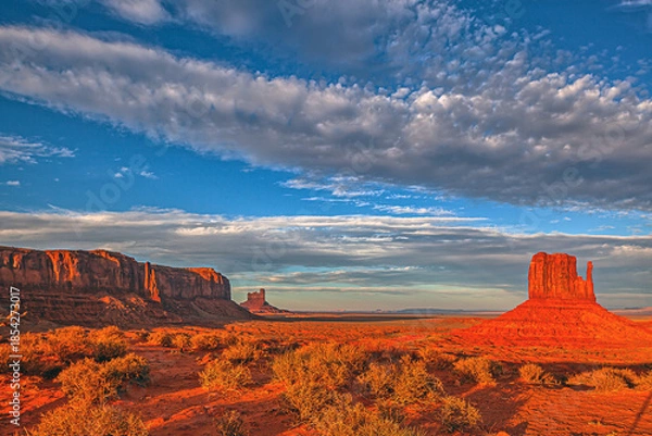 Obraz  Monument valley sandstone buttes
