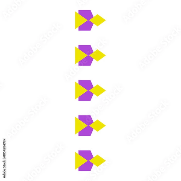 Obraz TRIANGLE SHAPE BULLET POINT