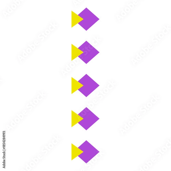 Obraz TRIANGLE SHAPE BULLET POINT