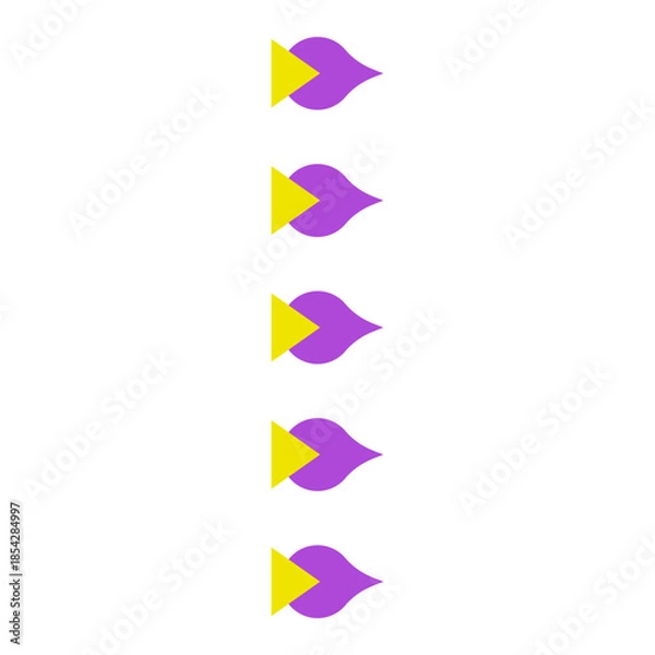 Obraz TRIANGLE SHAPE BULLET POINT