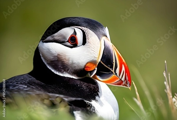 Obraz A close up of an Atlantic Puffin
