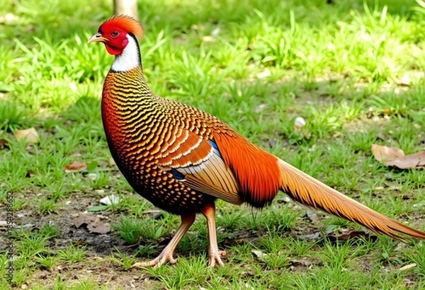 Obraz A close up of a Golden Pheasant