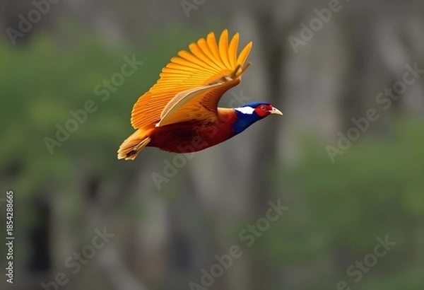 Obraz A close up of a Golden Pheasant