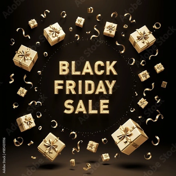 Obraz black friday sign poster