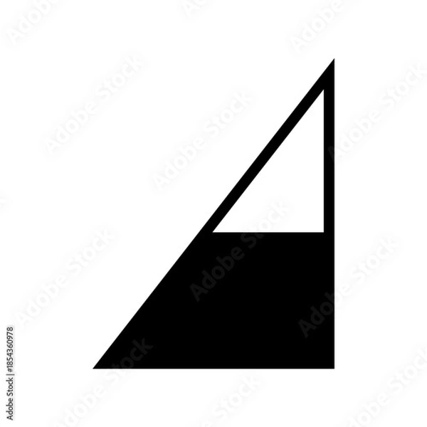 Obraz Architectural north arrow and compass outline vector