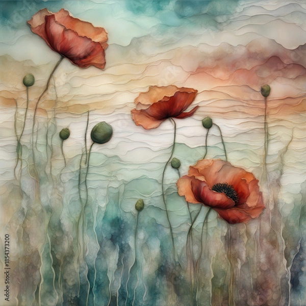 Obraz Red Poppies
