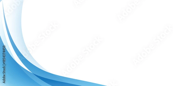 Obraz Abstract blue background. wave modern