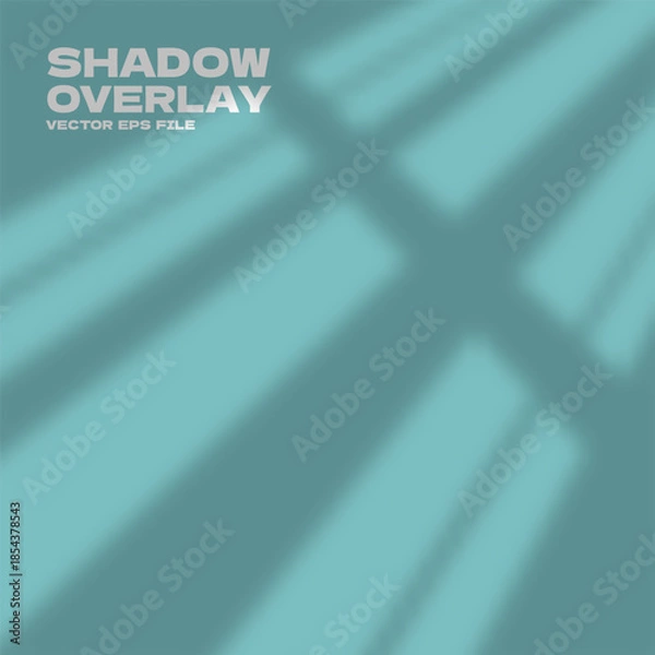 Obraz rectangle window shadow overlay