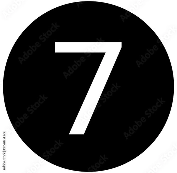 Fototapeta Number 7