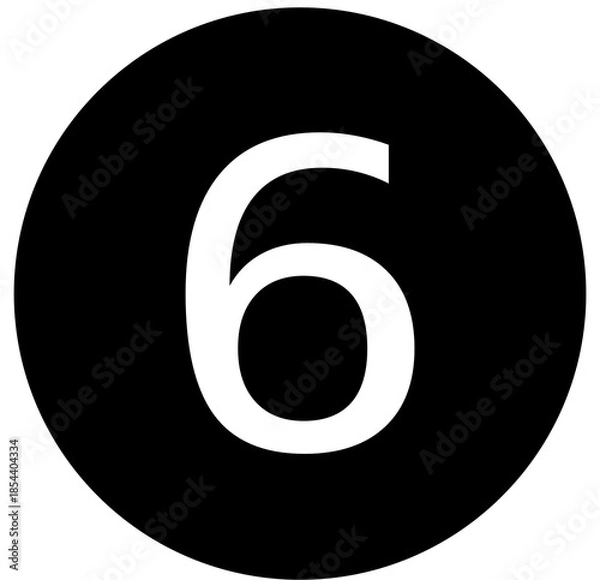 Fototapeta Number 6