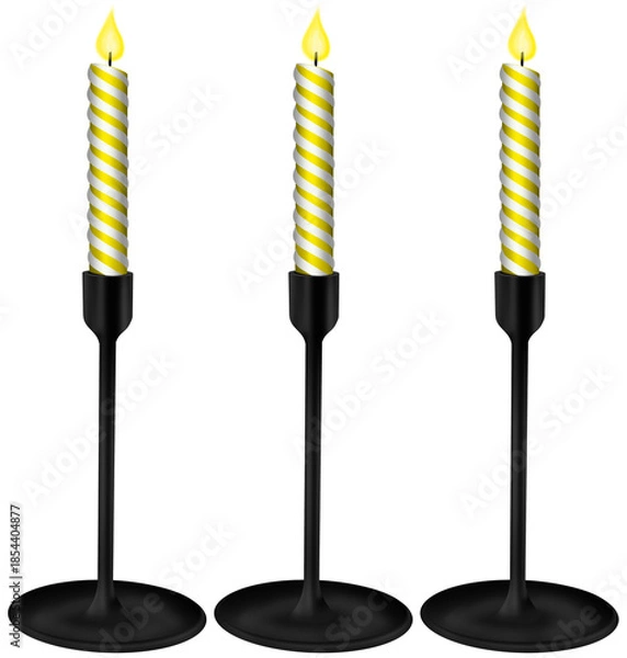 Obraz candle birthday