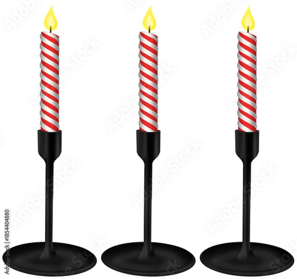 Obraz candle birthday