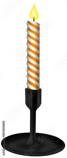 Obraz candle birthday