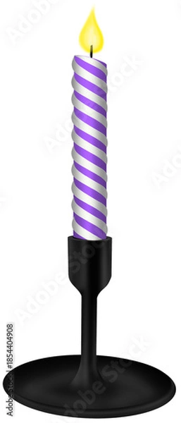 Obraz candle birthday