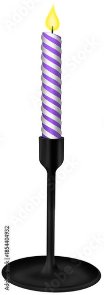 Obraz candle birthday