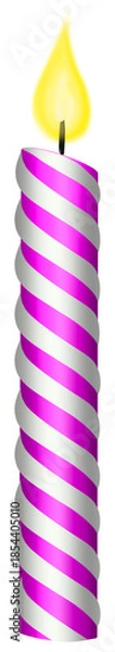 Obraz candle birthday