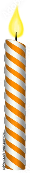 Obraz candle birthday