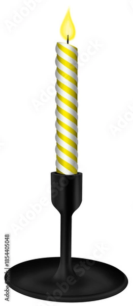 Obraz candle birthday